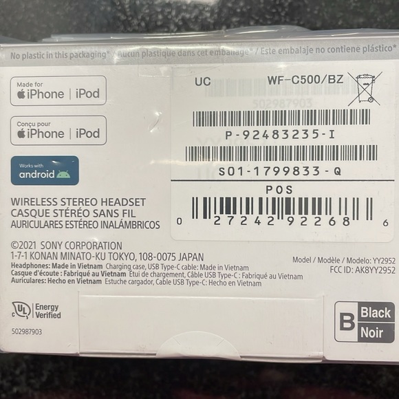 Sony Bluetooth earbuds - Picture 2 of 2